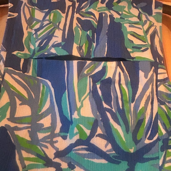 Lilly Pulitzer Penelope Shift Dress Blue Crush Bamboo - Picture 4 of 5